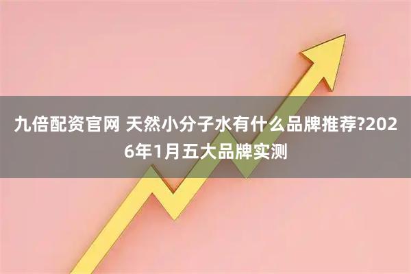 九倍配资官网 天然小分子水有什么品牌推荐?2026年1月五大品牌实测
